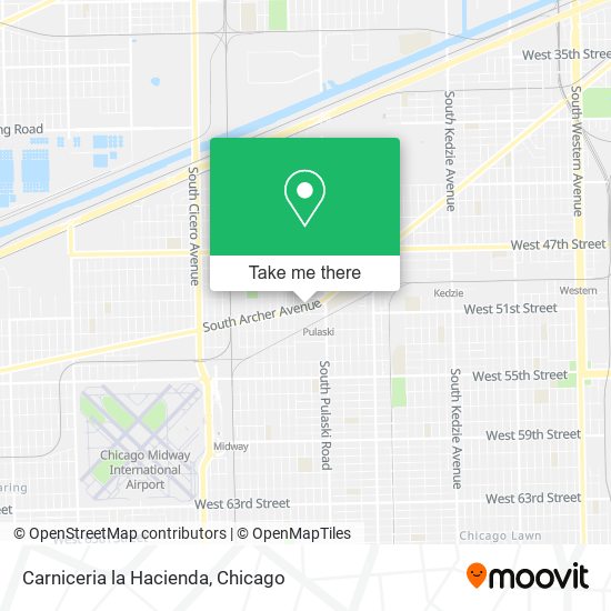 Carniceria la Hacienda map