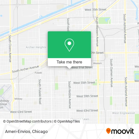 Ameri-Envios map