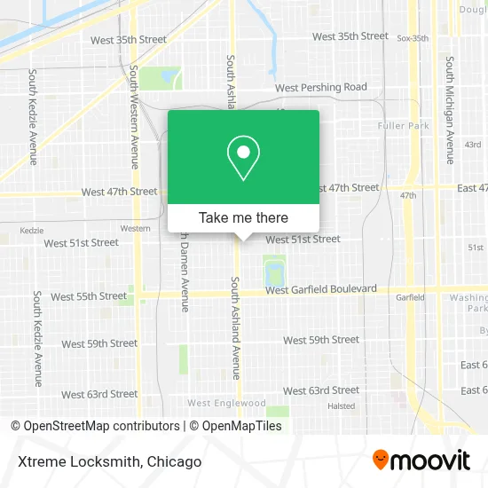 Xtreme Locksmith map