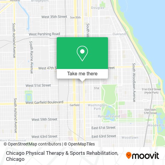 Mapa de Chicago Physical Therapy & Sports Rehabilitation
