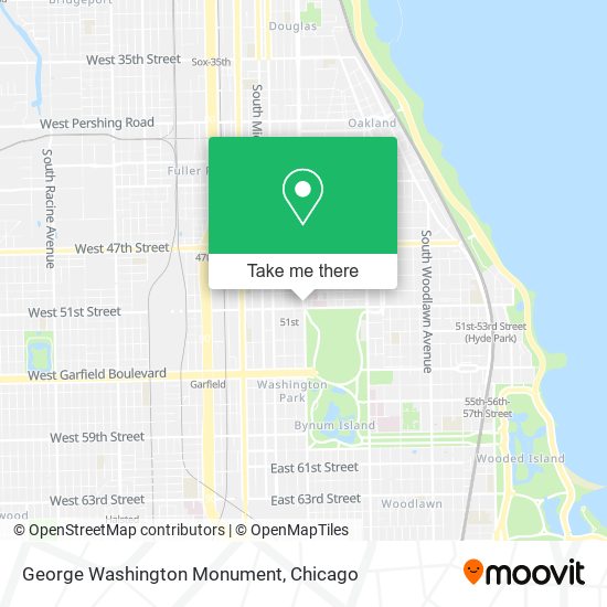 Mapa de George Washington Monument