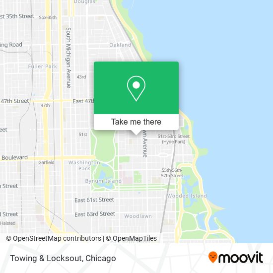 Mapa de Towing & Locksout