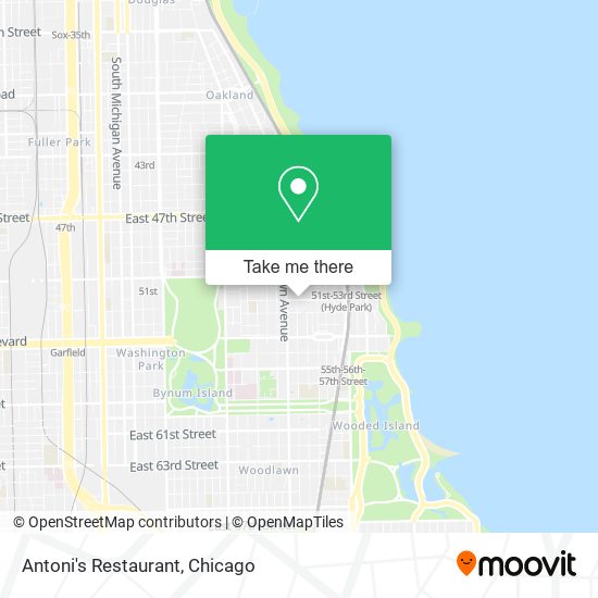 Mapa de Antoni's Restaurant
