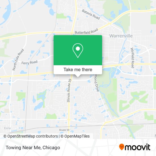 Mapa de Towing Near Me
