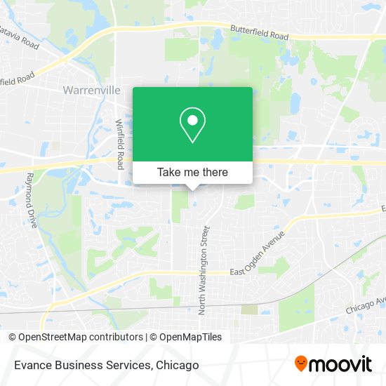 Evance Business Services map