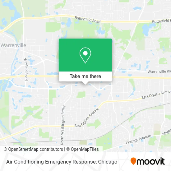 Air Conditioning Emergency Response map