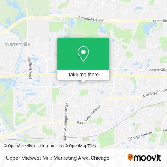 Mapa de Upper Midwest Milk Marketing Area