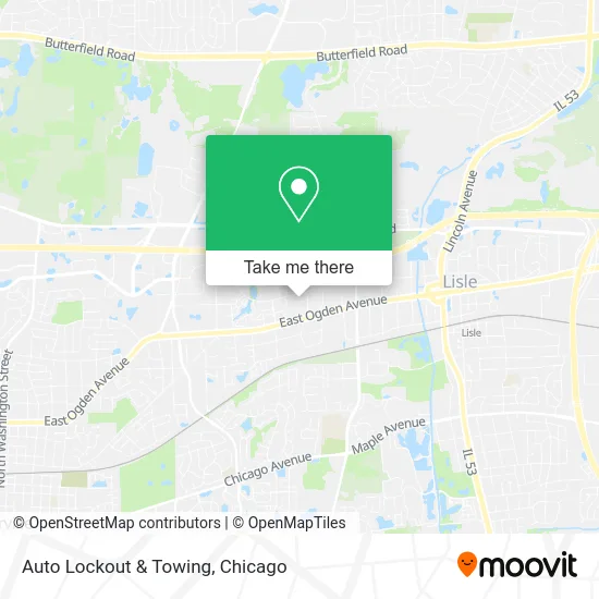 Auto Lockout & Towing map