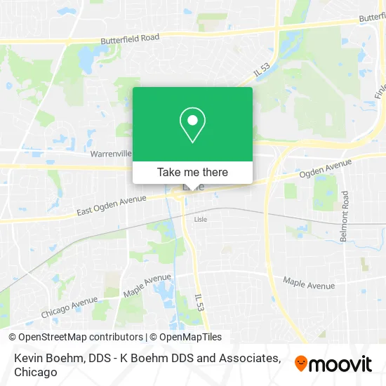 Mapa de Kevin Boehm, DDS - K Boehm DDS and Associates