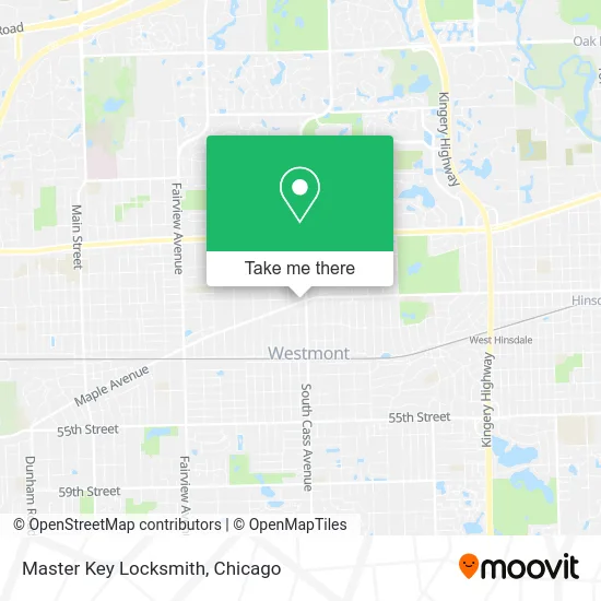 Master Key Locksmith map