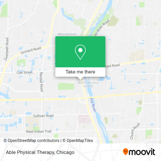 Able Physical Therapy map
