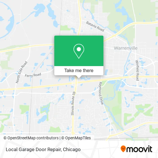 Local Garage Door Repair map