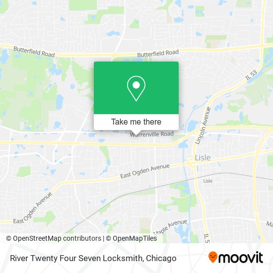 Mapa de River Twenty Four Seven Locksmith