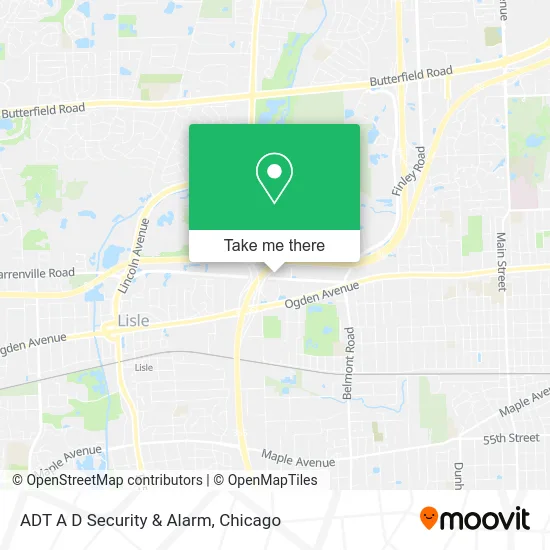 ADT A D Security & Alarm map