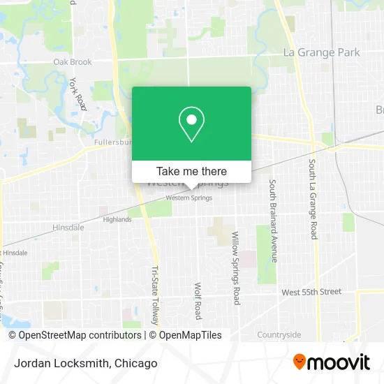 Jordan Locksmith map