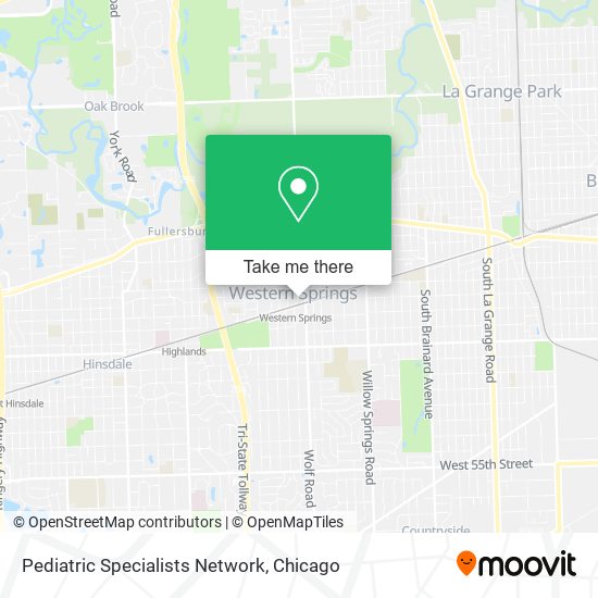 Pediatric Specialists Network map
