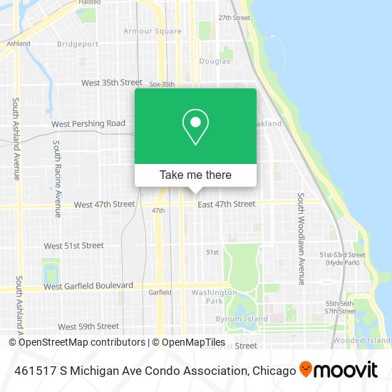 Mapa de 461517 S Michigan Ave Condo Association