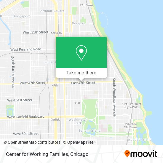 Center for Working Families map