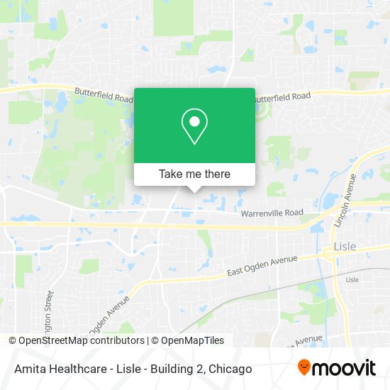 Amita Healthcare - Lisle - Building 2 map