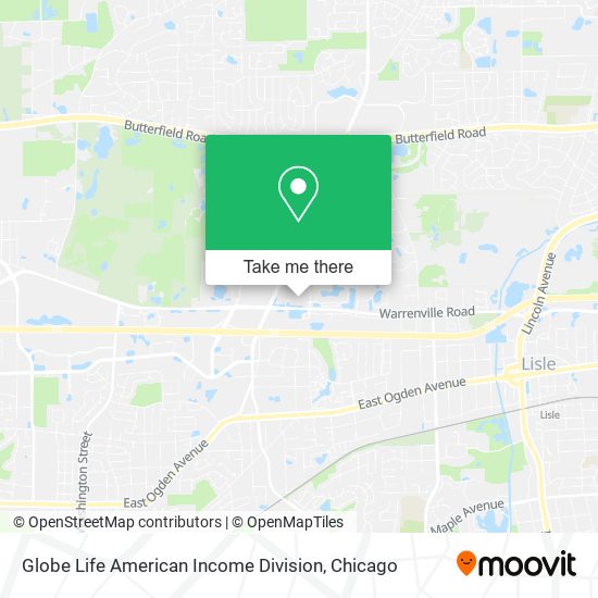 Mapa de Globe Life American Income Division