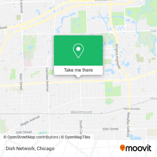 Mapa de Dish Network