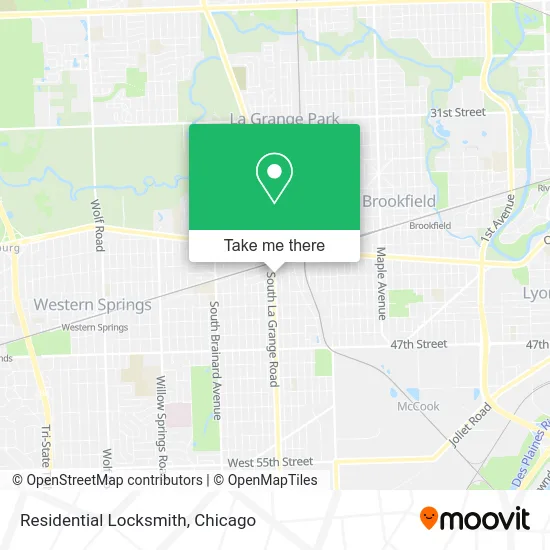 Residential Locksmith map