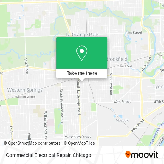 Commercial Electrical Repair map
