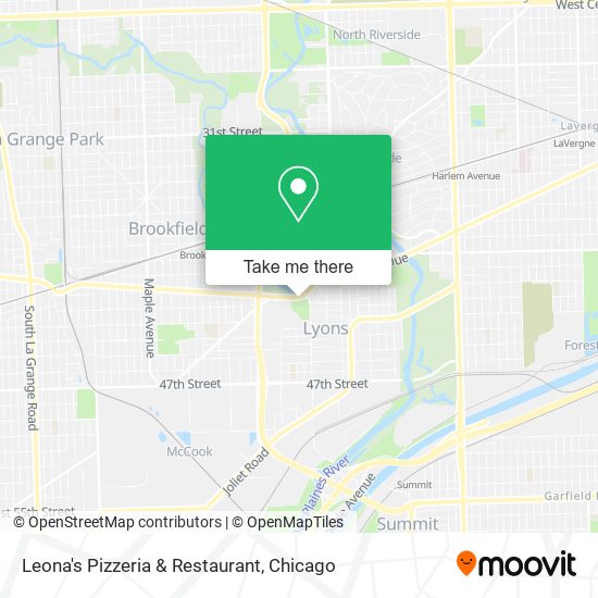Leona's Pizzeria & Restaurant map