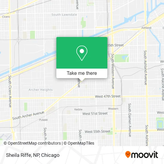 Mapa de Sheila Riffe, NP