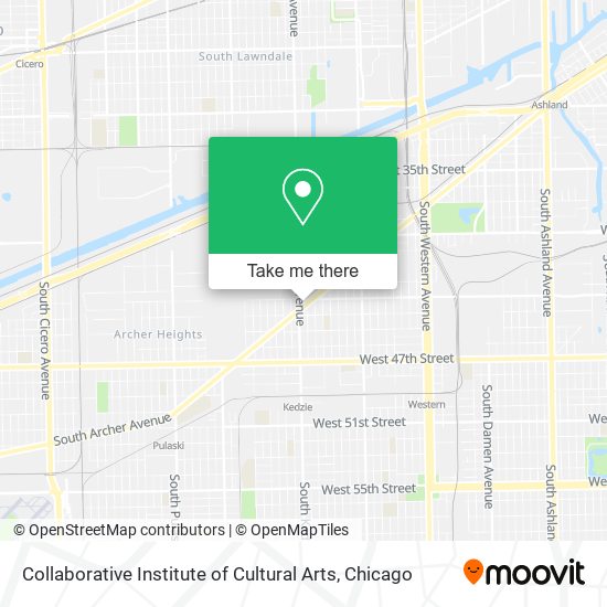 Collaborative Institute of Cultural Arts map