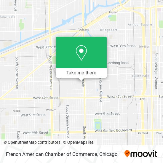 French American Chamber of Commerce map