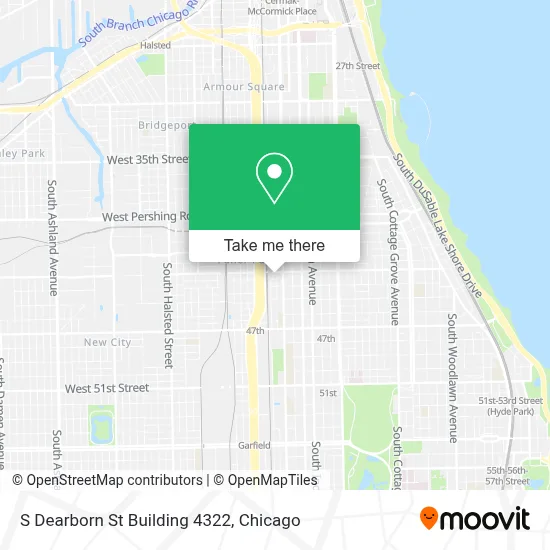 S Dearborn St Building 4322 map