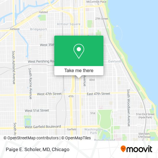 Mapa de Paige E. Scholer, MD