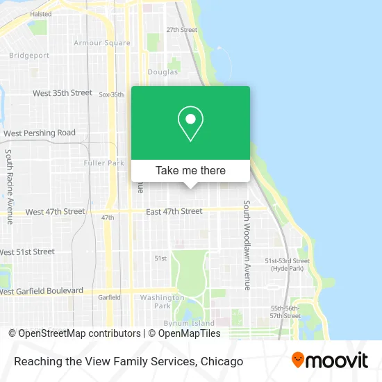 Reaching the View Family Services map