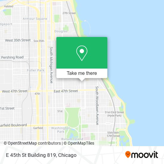Mapa de E 45th St Building 819