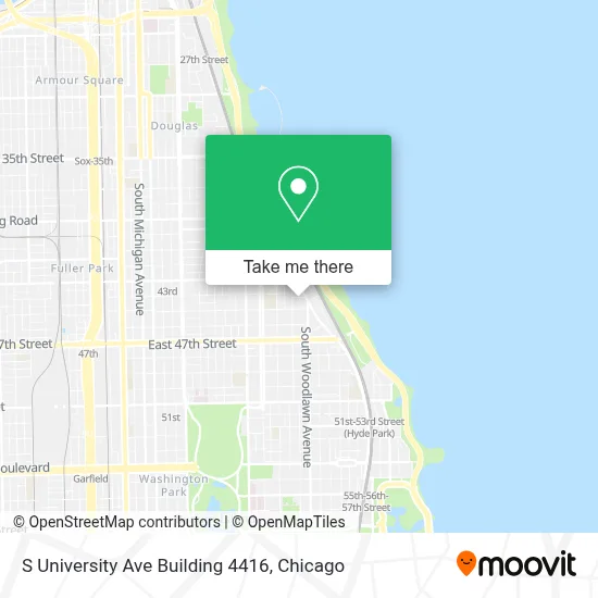 S University Ave Building 4416 map