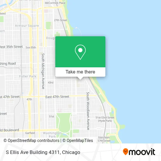 S Ellis Ave Building 4311 map