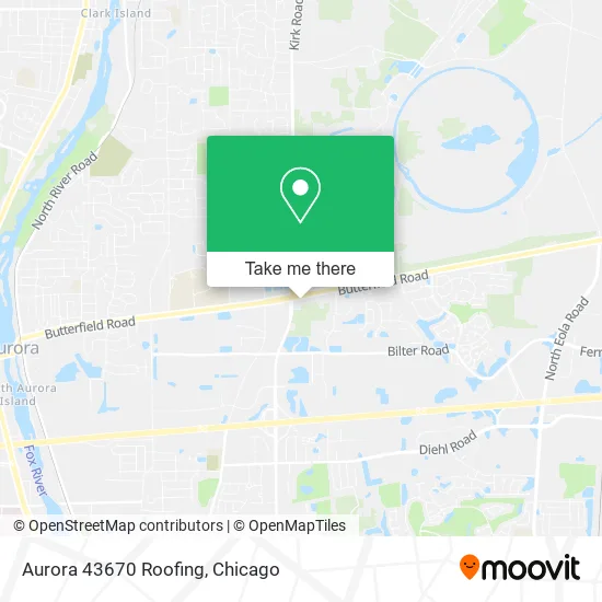 Mapa de Aurora 43670 Roofing