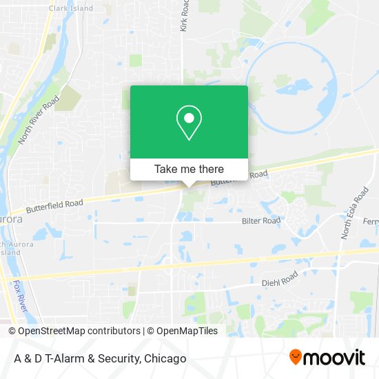 A & D T-Alarm & Security map