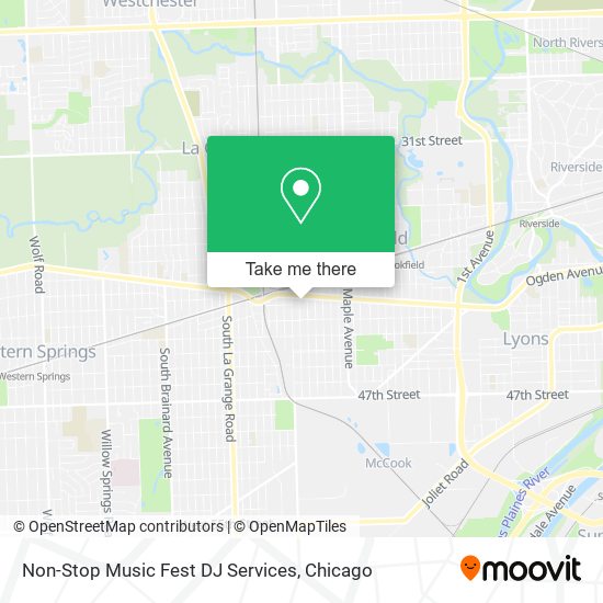 Mapa de Non-Stop Music Fest DJ Services