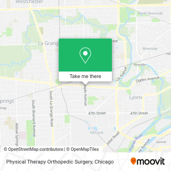 Physical Therapy Orthopedic Surgery map