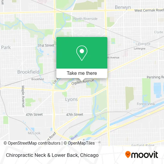 Chiropractic Neck & Lower Back map