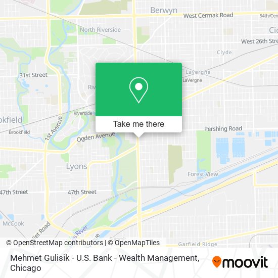 Mehmet Gulisik - U.S. Bank - Wealth Management map