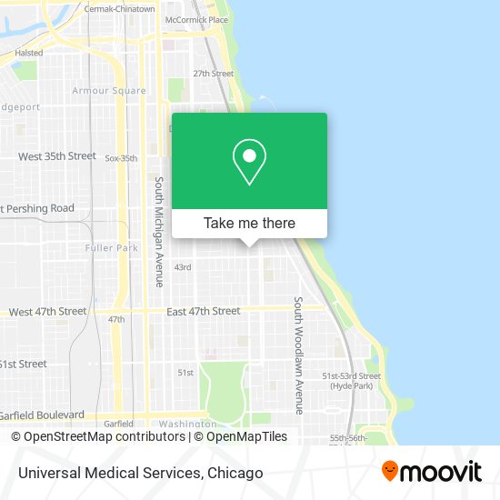 Mapa de Universal Medical Services