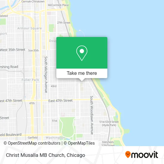 Christ Musalla MB Church map