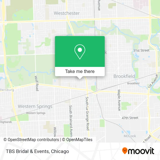 TBS Bridal & Events map