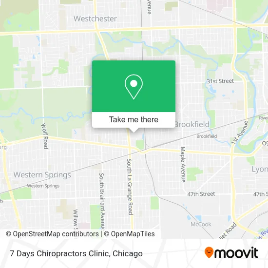 7 Days Chiropractors Clinic map