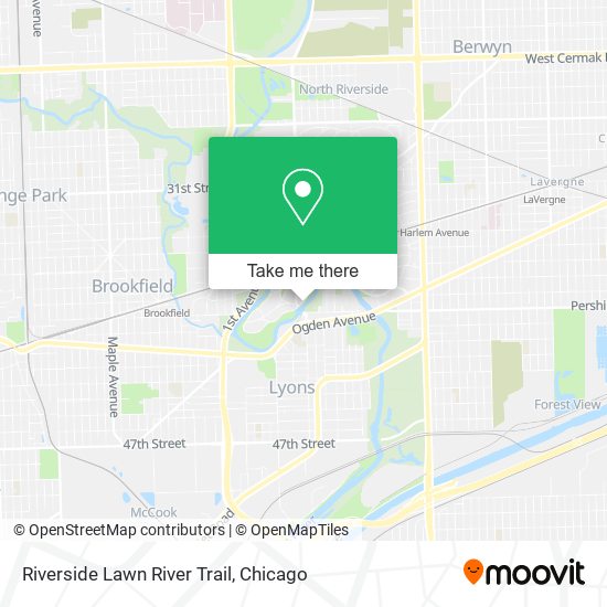 Riverside Lawn River Trail map