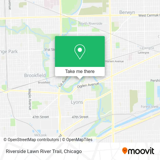 Riverside Lawn River Trail map