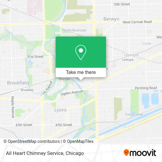 All Heart Chimney Service map